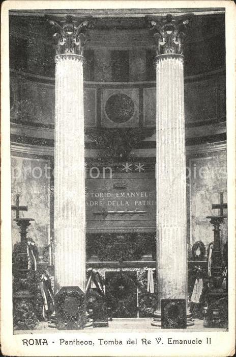 Roma Rom Panatheon Tomba del Re V. Emanuele 2.