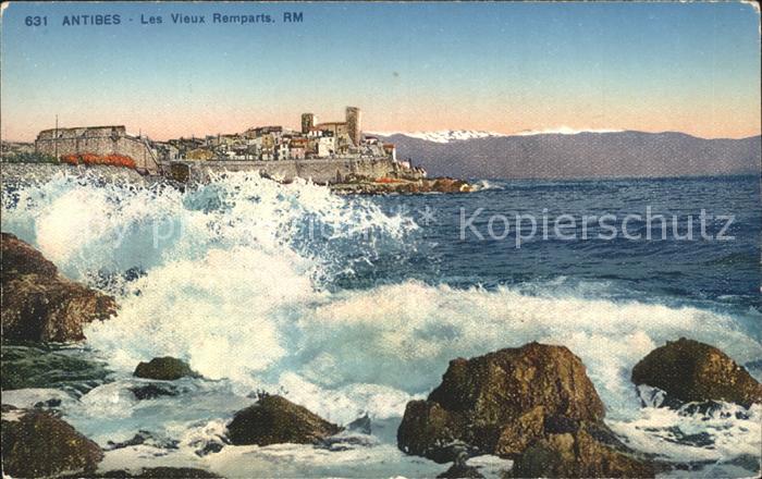 Antibes Alpes Maritimes Vieux Remparts