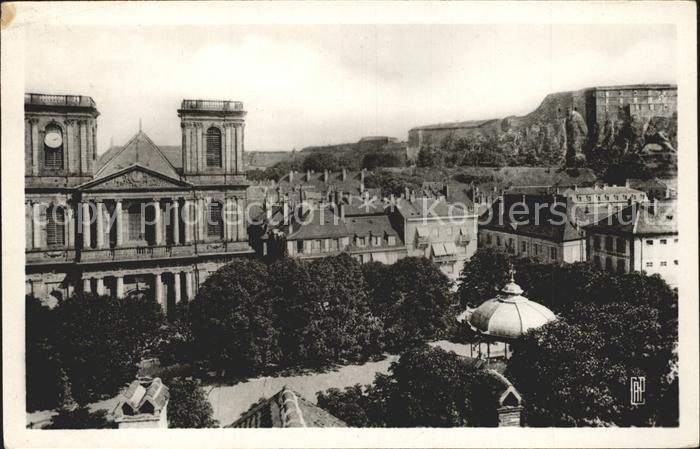 Belfort Alsace Eglise St Christophe et Chateau