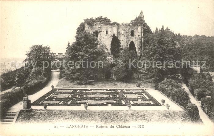 Langeais Ruines du Chateau