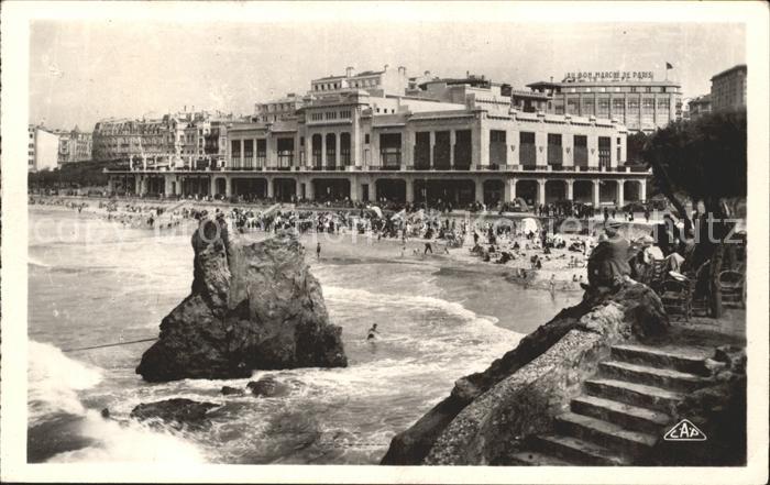 Biarritz Pyrenees Atlantiques Plage Casino