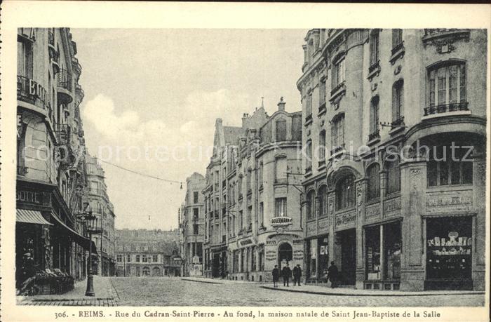 Reims Champagne Ardenne Rue du Cadran Saint Pierre