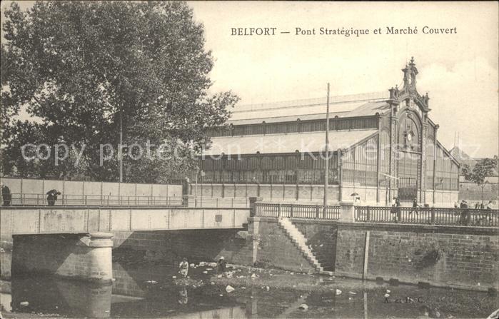 Belfort Alsace Marche Couvert Pont