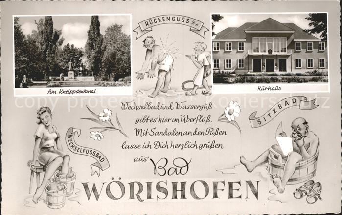 Bad Woerishofen Kneippdenkmal Kurhaus