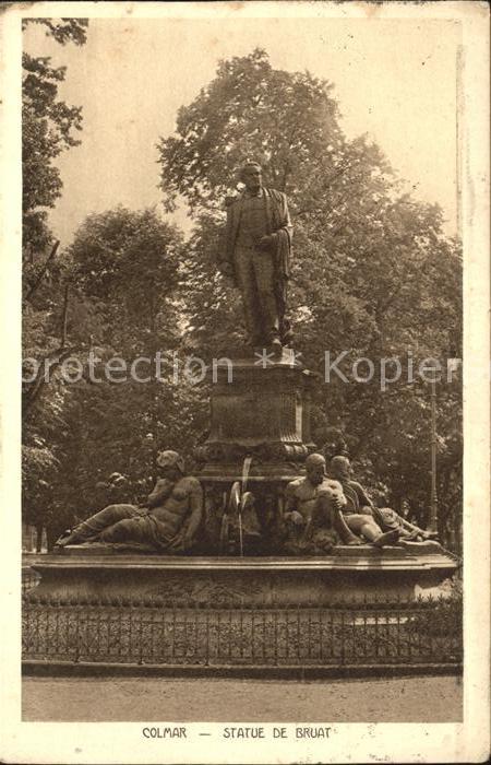 Colmar Haut Rhin Elsass Statue de Bruat
