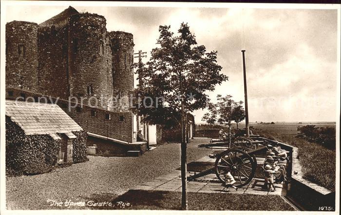 Rye East Sussex Castle Kanonen