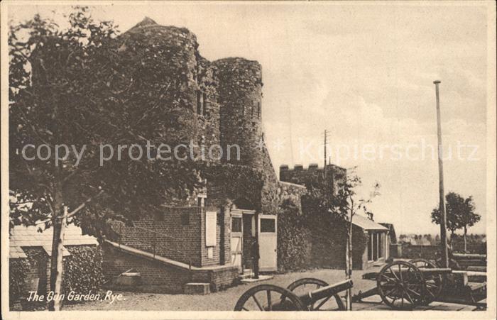Rye East Sussex Gun Garden Kanonen