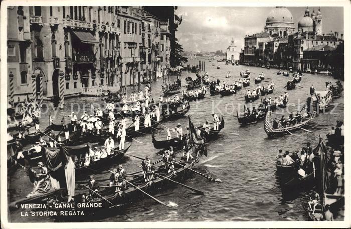 Venezia Venedig Canal Grande Storica Regata