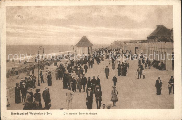 Westerland Sylt Strandpromenade