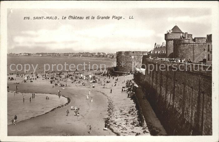 Saint-Malo 35 Chateau et Grande Plage