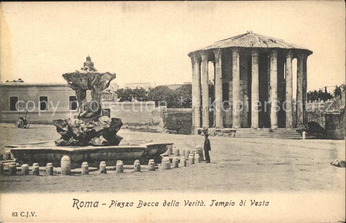 Roma Rom Piazza Bocca della Verita Tempio di Vesta