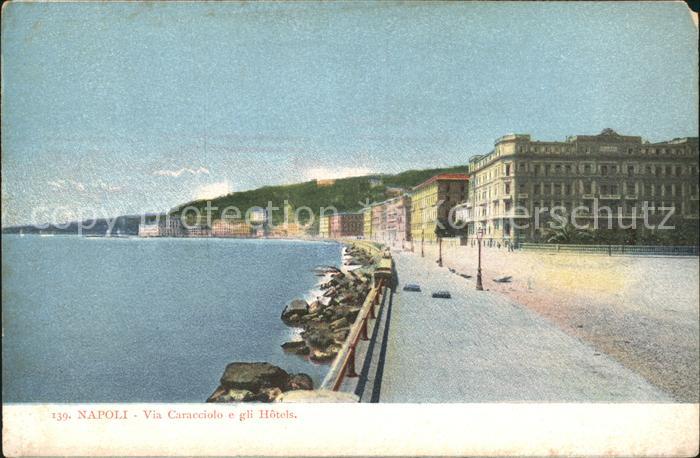 Napoli Neapel Via Caracciolo Hotels