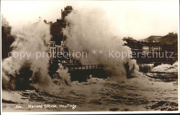 Hastings East Sussex Record Storm