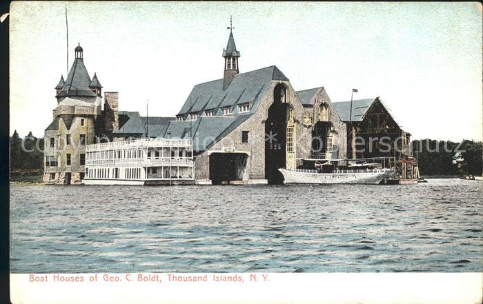 Thousand Island Park Boat Houses of Geo C. Boldt