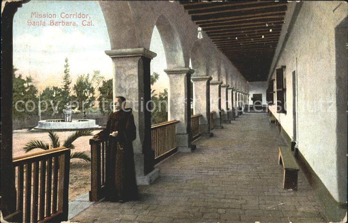 Santa Barbara California Mission Corridor