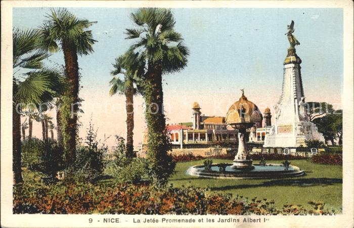 Nice Alpes Maritimes La Jetee Promenade et Jardins Albert