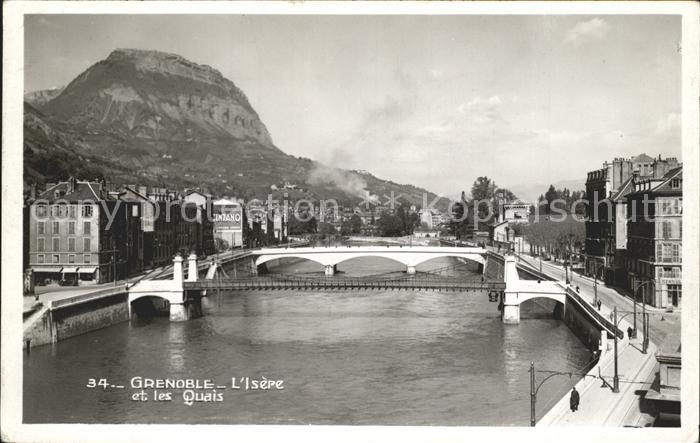 Grenoble Quais Bruecken