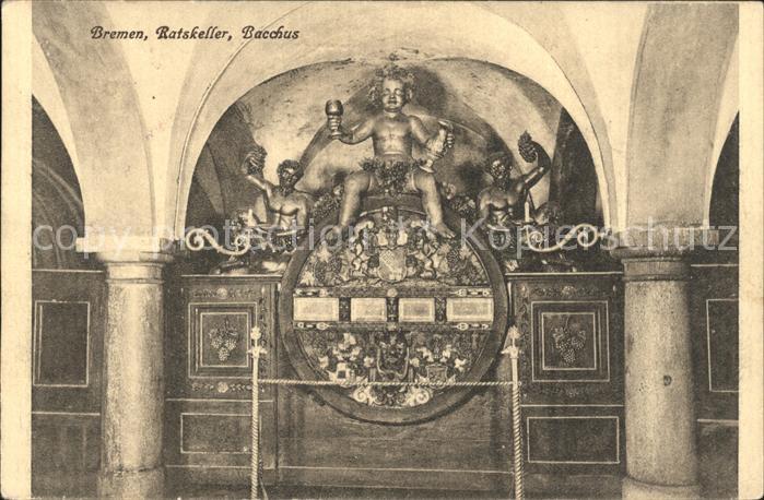 BREMEN  CITY Ratskeller Bacchus