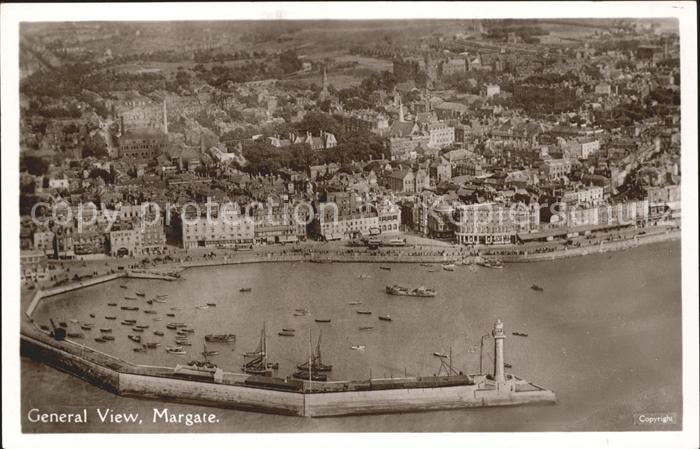 Margate UK Fliegeraufnahme Hafen