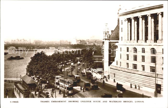 London Borough of Wandsworth Thames Embankment Waterloo Bridges