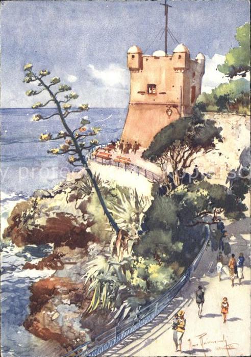 Nervi Kuenstlerkarte Torre Groppalo