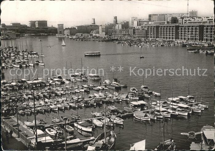 Marseille Bouches-du-Rhone Hafen Segelboote