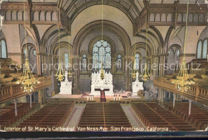 San Francisco California St. Marys Cathedrale intern