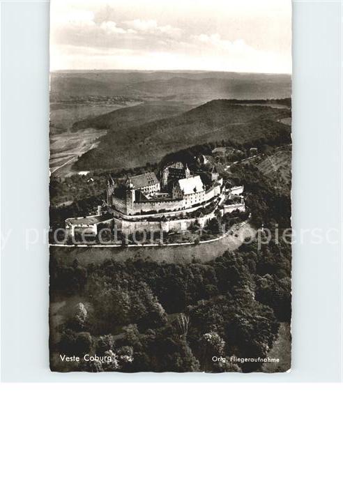 Coburg Bayern Fliegeraufnahme Veste