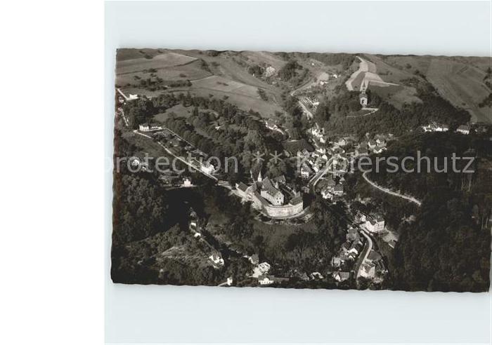 Bensheim Bergstrasse Fliegeraufnahme Schoenberg Nibelungenstrasse