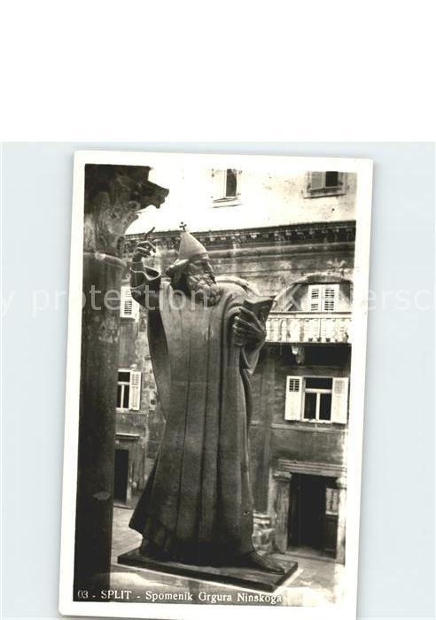 Split Spalato Spomenik Grgura Ninskoga