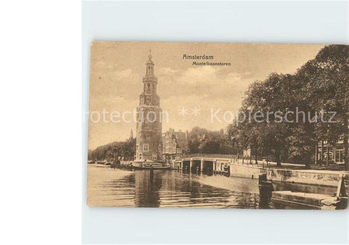 Amsterdam Niederlande Montelbaanstoren