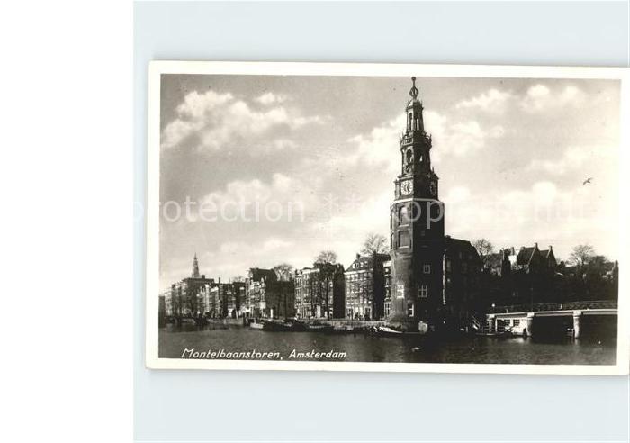 Amsterdam Niederlande Montelbaanstoren