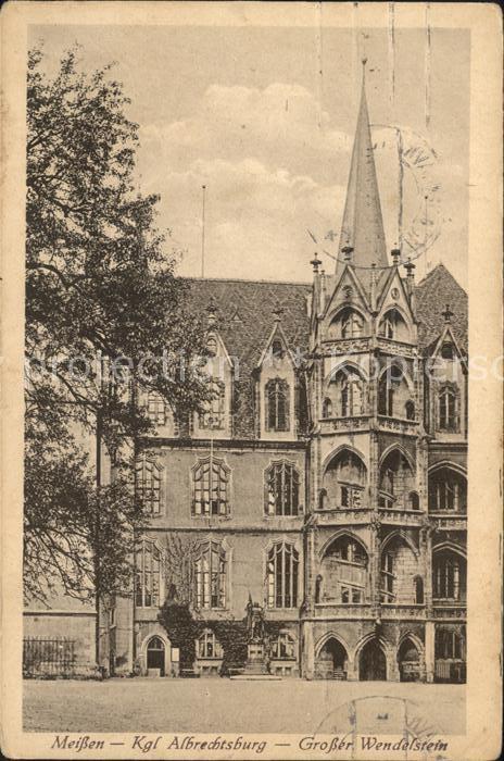 Meissen Elbe Sachsen Kgl Albrechtsburg Grosser Wendelstein