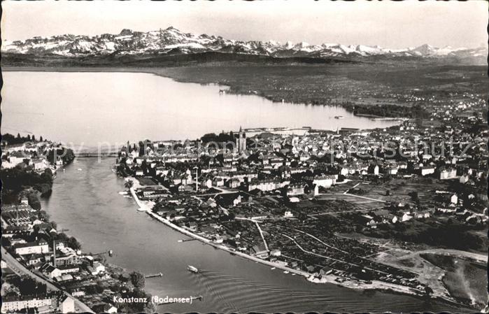 Konstanz Bodensee Fliegeraufnahme
