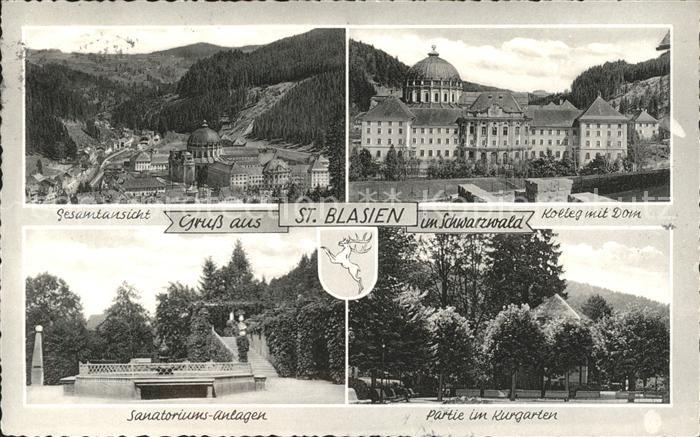 St Blasien Kolleg Dom Kurgarten Sanatoriumanlagen