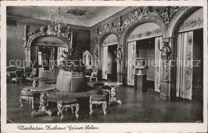 Wiesbaden Kurhaus Gruener Salon
