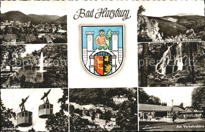 Bad Harzburg Kurpark Schwebebahn Verkehrsbuero Radau Wasserfall