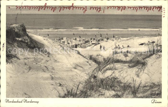 Norderney Nordseebad Duenen