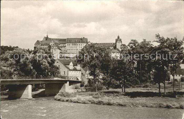 Colditz Blick zum Schloss