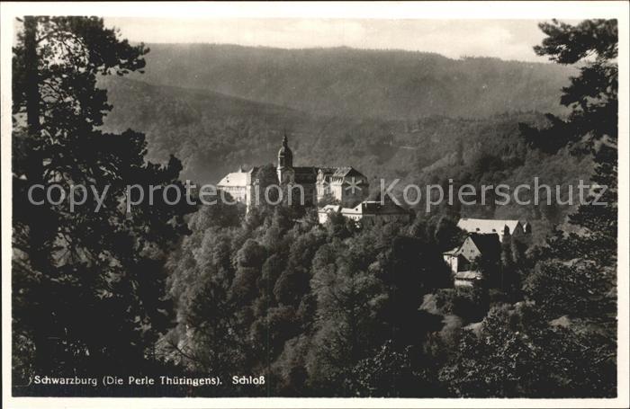 Schwarzburg Thueringer Wald Schloss