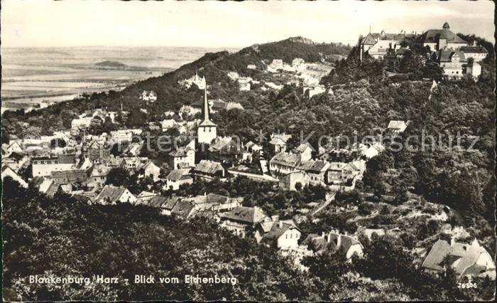 Blankenburg Harz Ortsansicht vom Eichenberg