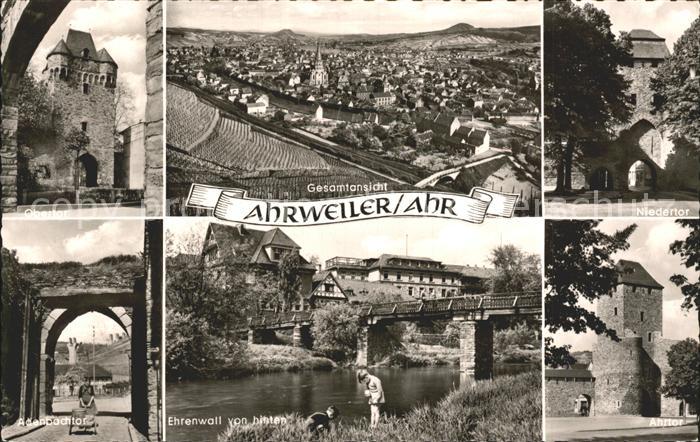 Ahrweiler Grafschaft Ehrenwall Obertor Adenbachtor