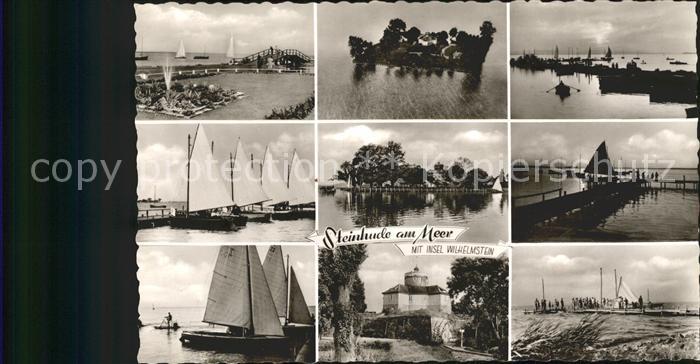 Steinhude Segelboote Hafen Bruecke