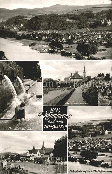 Bad Hoenningen Thermalbad Rosengarten Schloss