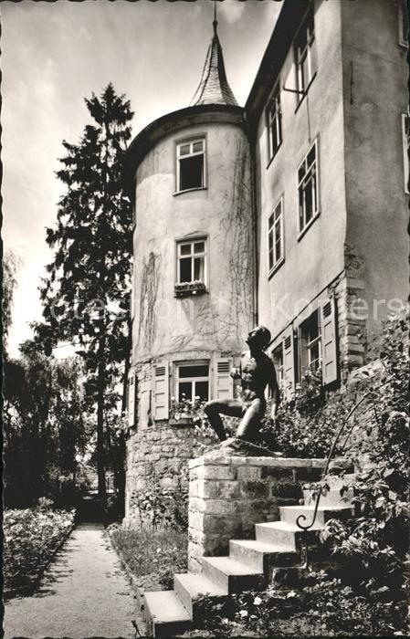 TueBINGEN BW Hoelderlinturm Denkmal Jvo Beucker