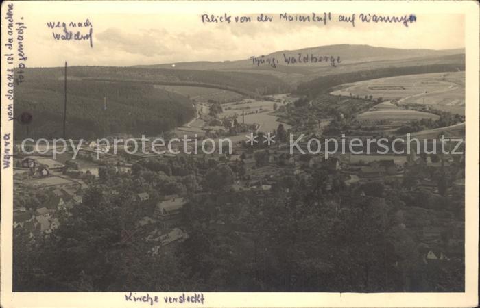 Wasungen Ortsansicht Werra