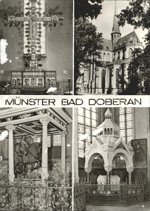 Bad Doberan Muenster Altar Triumphkreuz Aussenansicht Herzog Johann Albrecht Kap