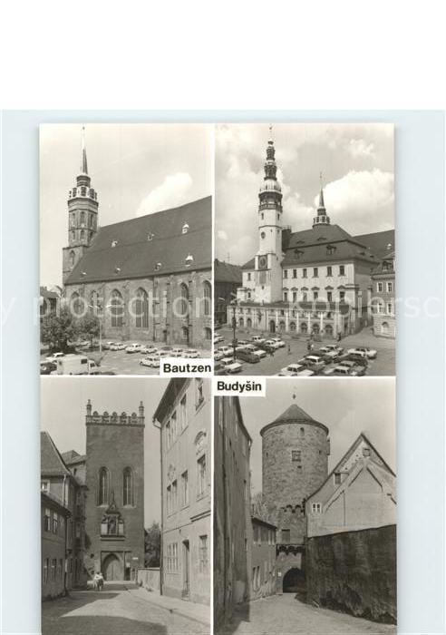 Bautzen Sachsen Dom St Petri Rathaus Matthiasturm Nikolaiturm