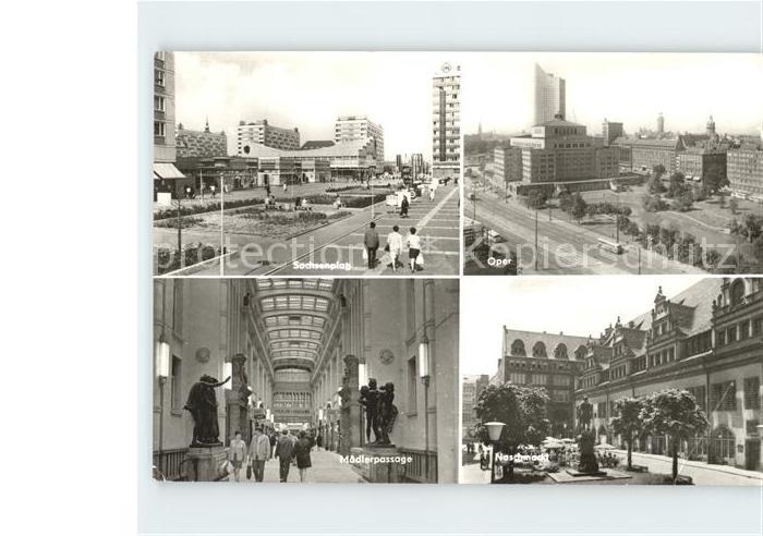 LEIPZIG Sachsen Oper Sachsenplatz Maedlerpassage