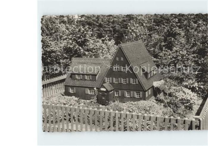 Altenberg Erzgebirge Modell Alten Raupennestes